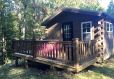 Riverside Log Cabin - Back Porch