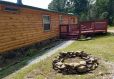 Sandstone Log Cabin - Back