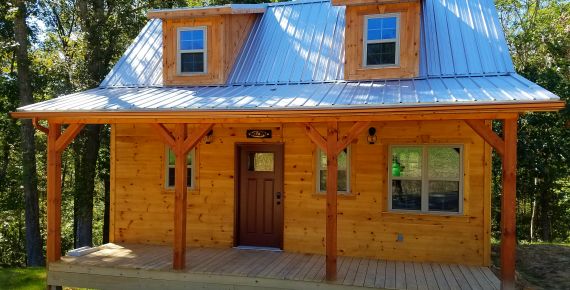 Frontier Log Cabin - Frontier Front